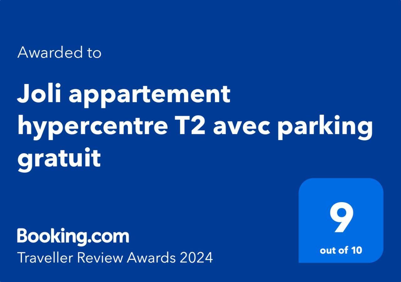 Joli Appartement Hypercentre T2, Classe Meuble De Tourisme 3 Avec Parking Gratuit Μπεζιέ Εξωτερικό φωτογραφία